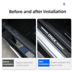 Carbon Fiber Door Sill Guards – Anti-Scratch Protection for ONIX Vehicles