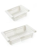 Retractable Refrigerator Storage Basket – Adjustable Kitchen Drawer for Organization