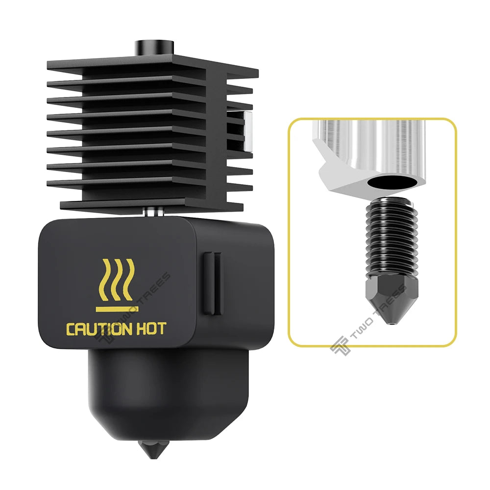 Hardened Steel Hotend Kit – High Speed Nozzle Assembly for 3D Printers