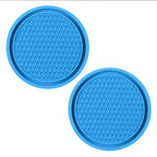 Bling Rhinestone Car Coasters – Anti-Slip Cup Holder Mats for Auto Interior