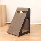 Cardboard Cat Scratcher – Triangle Climbing Frame for Pet Claw Training
