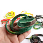 Soft Rubber Simulation Snake – 68cm Realistic Toy for Halloween Pranks