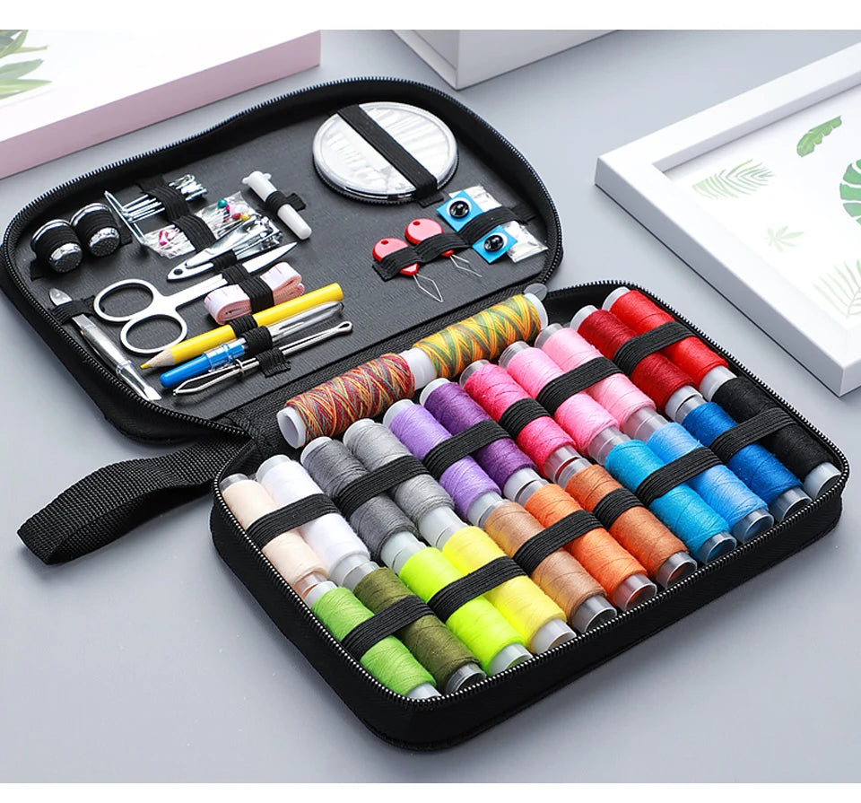 Portable Sewing Kit – Complete Tool Set for DIY Handwork and Travel Repairs