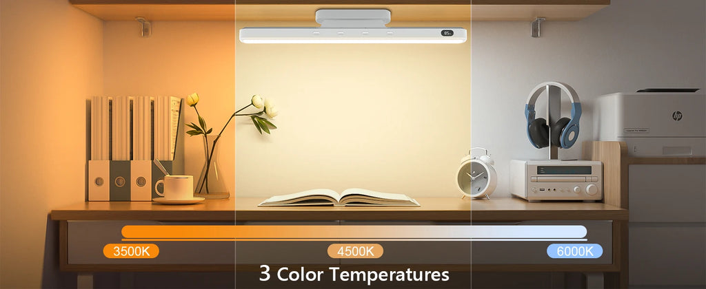 Dimmable LED Night Light – Rechargeable Magnetic Lamp for Closet and Cabinet