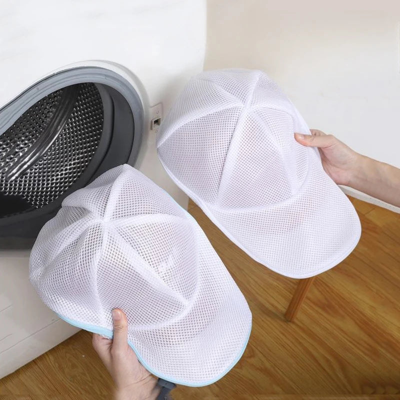 Baseball Cap Washing Bag – Anti-Deformation Mesh Cage for Laundry Care
