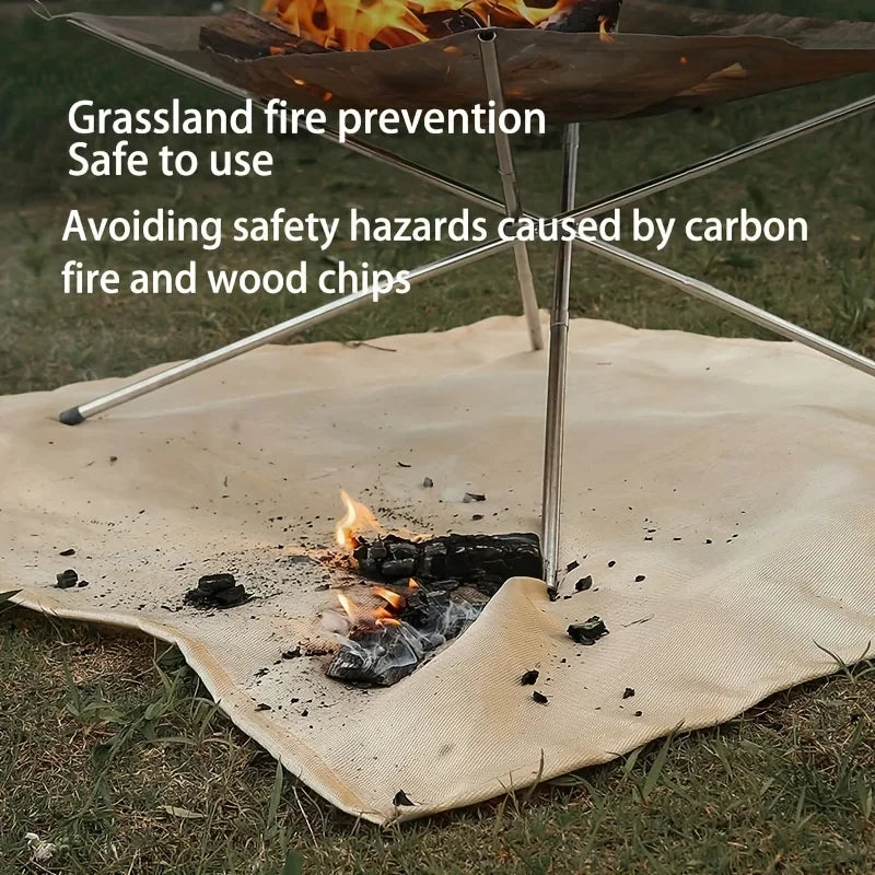 Fireproof Grill Mat – Heat Resistant Protective Pad for Outdoor BBQ Camping