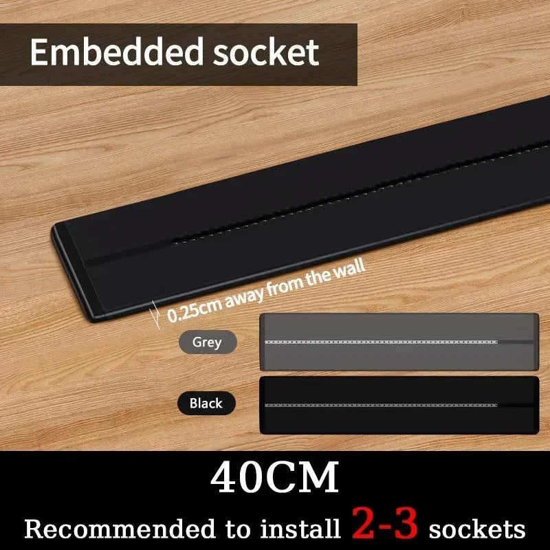 Movable Track Power Socket – 8000W Rail System for Home Office Appliances
