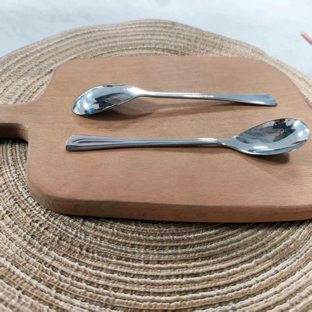 Stainless Steel Coffee Spoons – Elegant Mirror Polished Cutlery for Dessert
