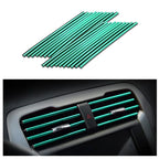 Car Air Vent Trim Strips – U Style Interior Decoration for Auto Dashboard