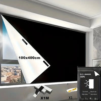 Blackout Window Privacy Film – Light Blocking Tint for Home Bedroom