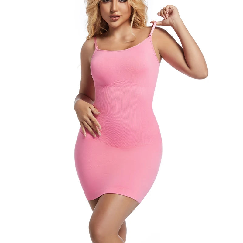 Womens Tummy Control Full Slip – Invisible Body Shaper for Under Dresses