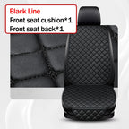 Universal PU Leather Car Seat Cover – Minimalist Soft Cushion for Auto Interior