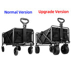 Collapsible Utility Wagon – Heavy Duty Folding Cart for Beach and Camping