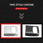 Carbon Fiber Keyhole Panel Trim – Interior Dashboard Decor for Audi A4 A5