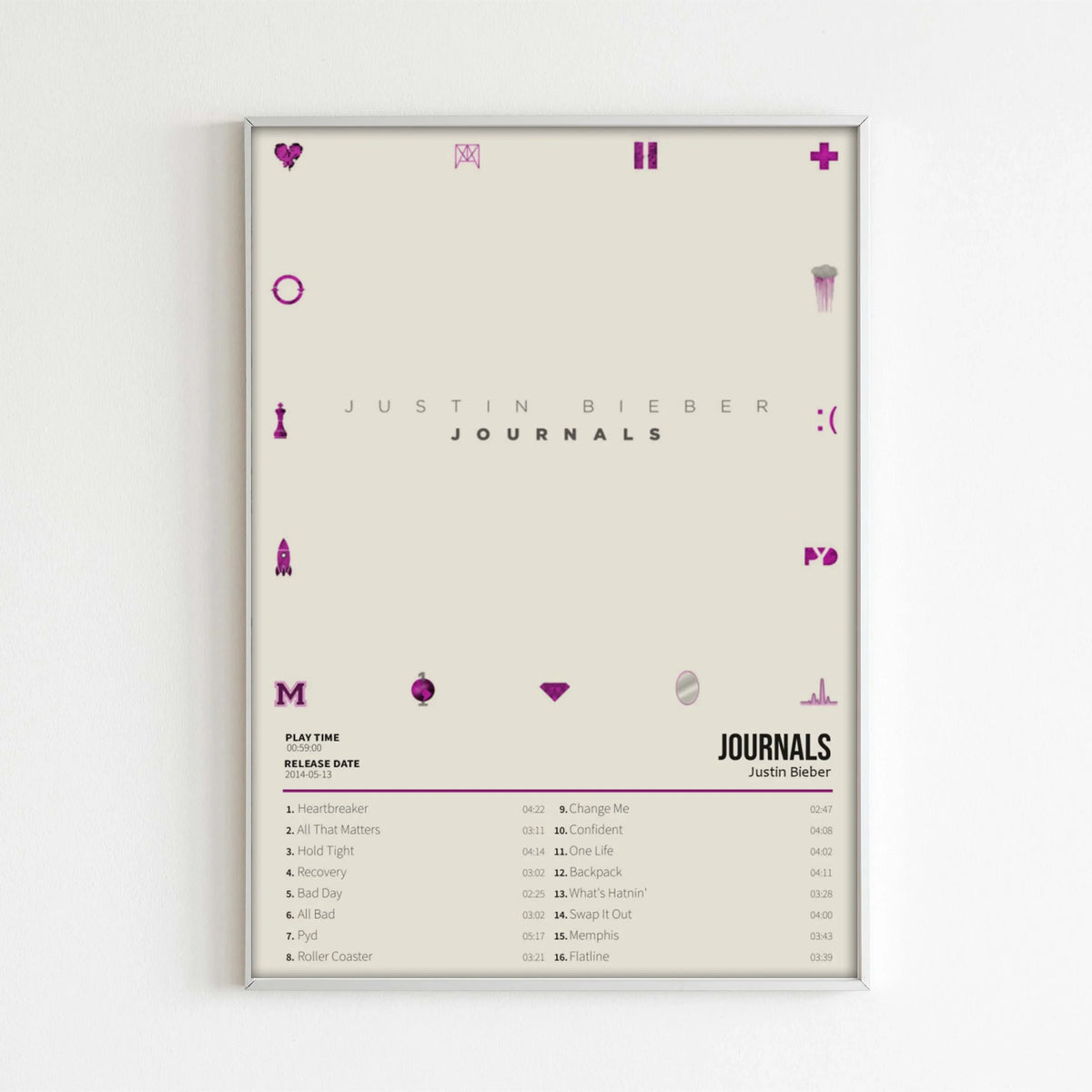 Justin Bieber Canvas Wall Art – Retro Hip Hop Music Poster for Home Decor