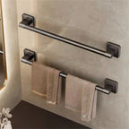 Wall Mounted Towel Rack – Stainless Steel Bathroom Storage for Home Organization
