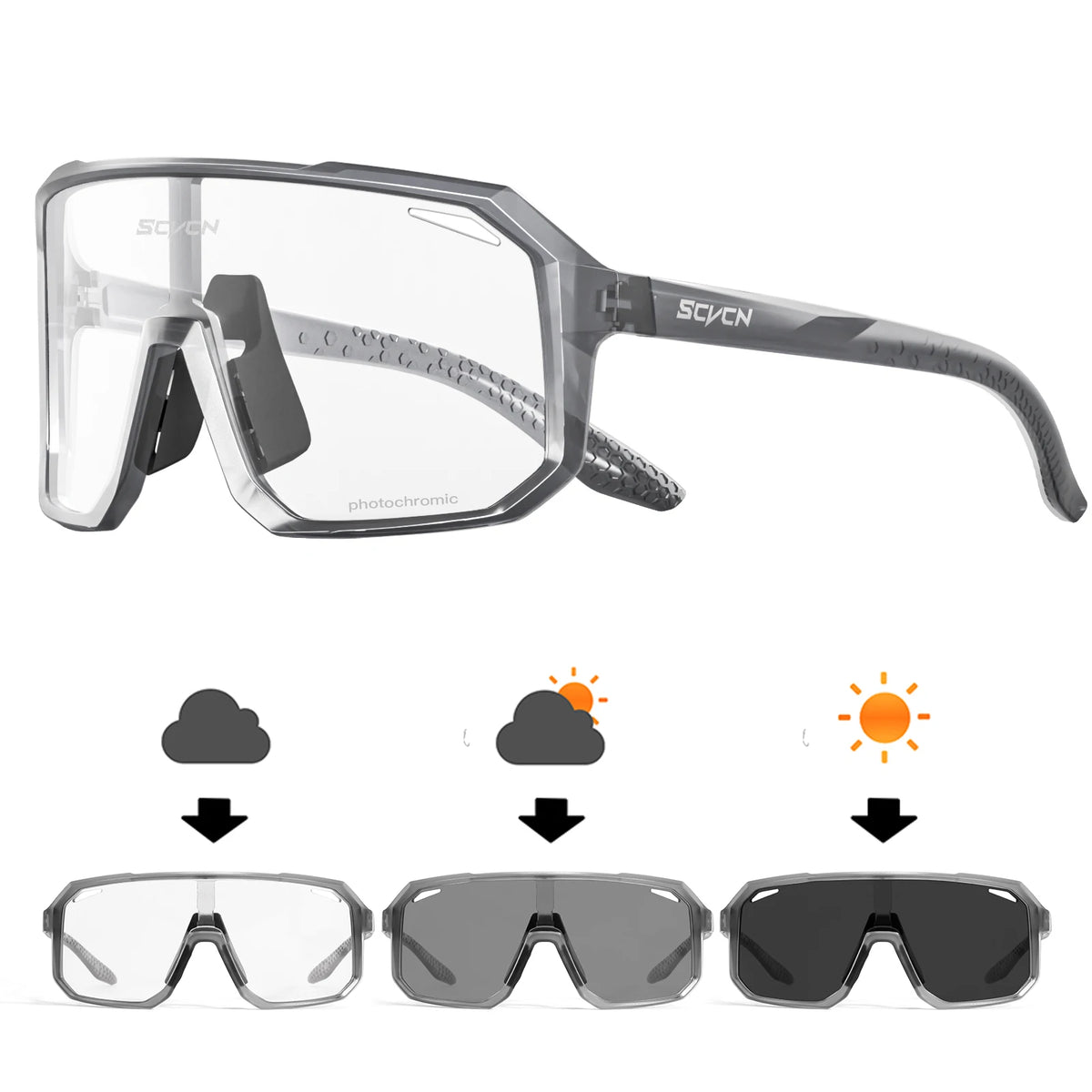 UV400 Cycling Sunglasses – Polarized Sport Eyewear for Outdoor Bike Riding