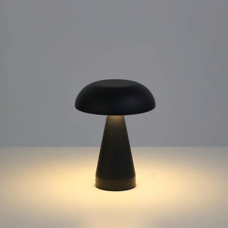 Mushroom Table Lamp – Iron Art Modern Decor for Bedroom Bedside Lighting