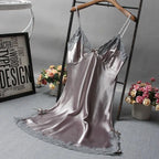 Lace Patchwork Camisole Nightdress – Sexy Sleepwear for Wedding Night