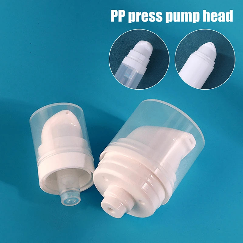 Portable Vacuum Pump Bottle – Refillable Travel Container for Cosmetics