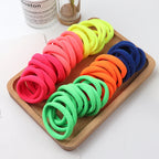 Nylon Elastic Hair Bands – Soft Ponytail Holders for Kids Hairstyles