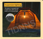 Rechargeable Telescopic LED Flashlight – Multifunctional Lamp for Outdoor Camping