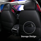 Faux Leather Car Seat Cover – Universal Waterproof Protector for Auto Interior