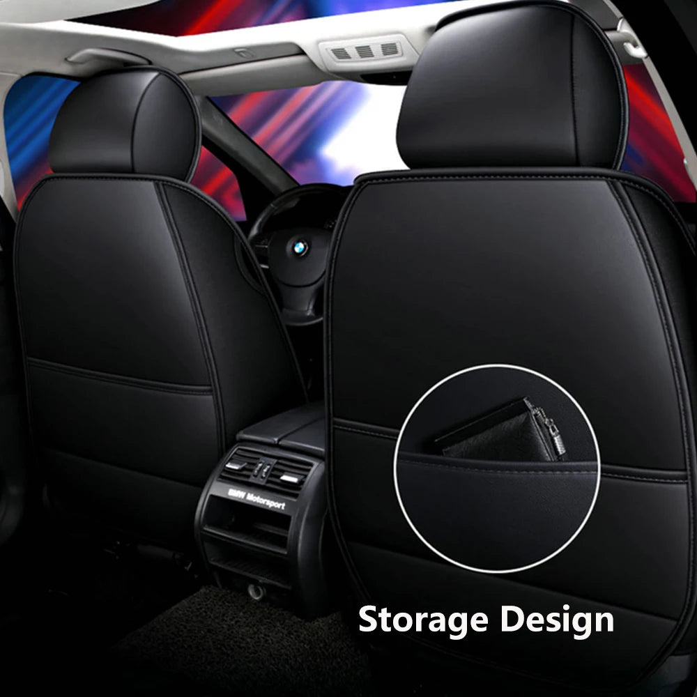 Faux Leather Car Seat Cover – Universal Waterproof Protector for Auto Interior