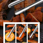 Stainless Steel BBQ Tongs – Multipurpose Kitchen Utensils for Grilling