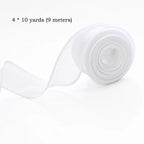 Chiffon Silk Ribbon – 10 Yard Organza Fabric for Wedding Decor and Crafting
