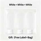 Refillable 60ml Squeeze Tubes – Soft Silicone Containers for Travel Toiletries