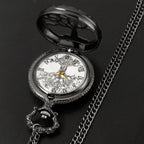Vintage Tree of Life Pocket Watch – Antique Necklace Pendant for Cosplay