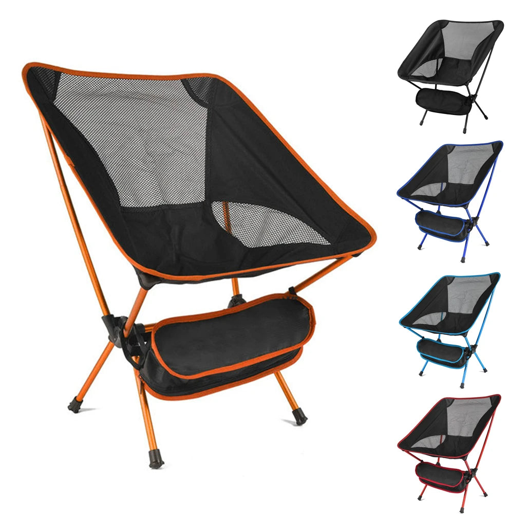 Ultralight Folding Chair – Detachable Portable Seat for Camping and Hiking