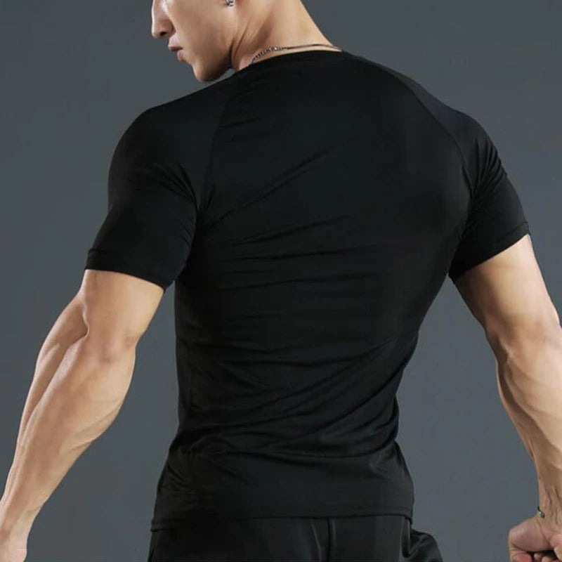 Compression Slimming Vest – Body Shaper T-Shirt for Men Gym Fitness