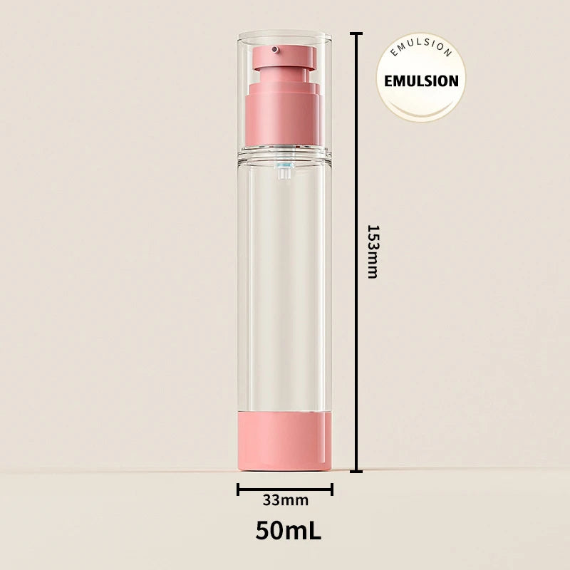 Portable Vacuum Pump Bottle – Refillable Nordic Lotion Dispenser for Travel