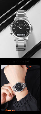 Digital Sport Watch – Waterproof Triple Time Display for Men