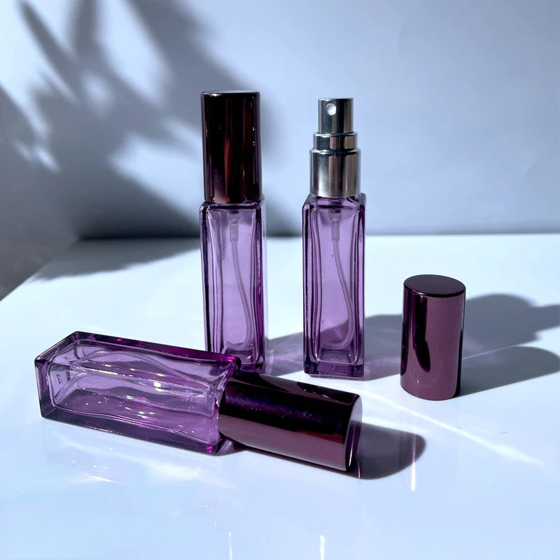 Refillable Glass Perfume Atomizer – 10ml and 20ml Travel Vials for Cosmetics