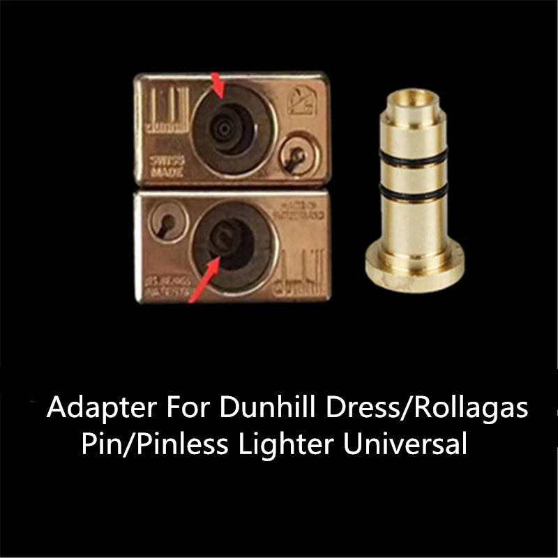 Brass Gas Refill Adapter – Copper Nozzle for Dunhill Butane Lighter Filling