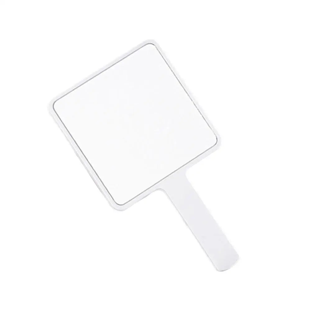 Handheld Square Makeup Mirror – Portable Vanity Mirror for Salon and Travel