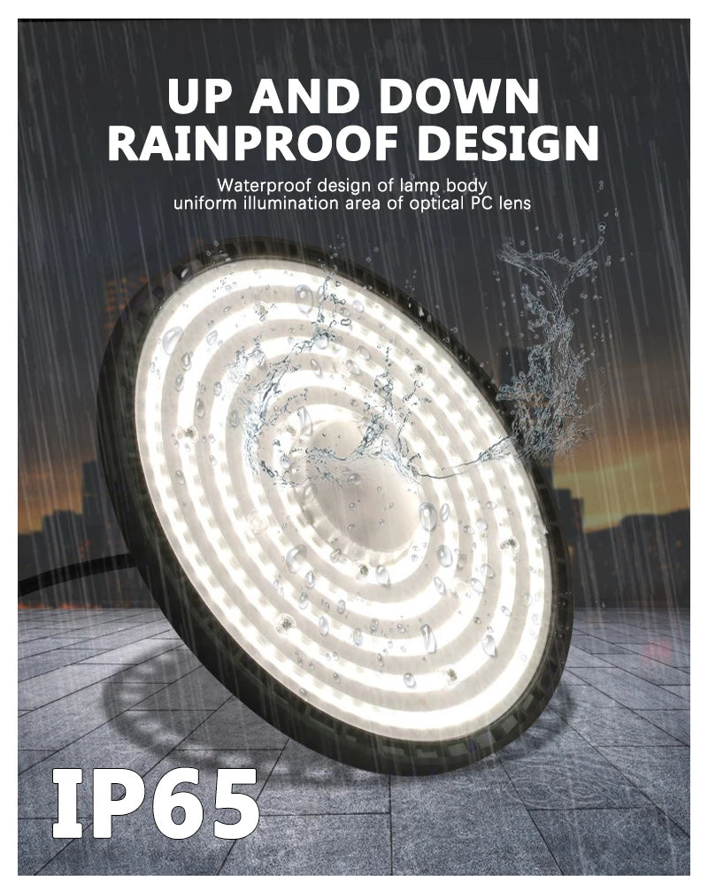 UFO LED High Bay Light – Industrial Power for Warehouse and Garage Lighting
