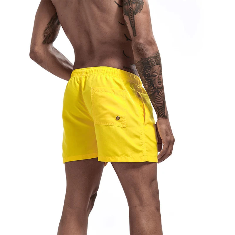 Mens Quick Dry Swim Trunks – Lightweight Beach Shorts for Summer Swimming