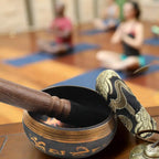 Tibetan Singing Bowl Set – Engraved Lotus for Meditation and Chakra Healing
