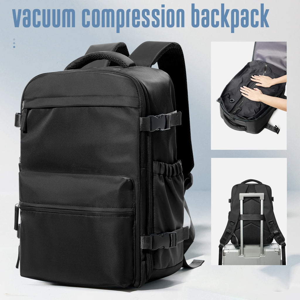 Expandable Travel Laptop Backpack – Large Capacity Business Bag for Men and Women
