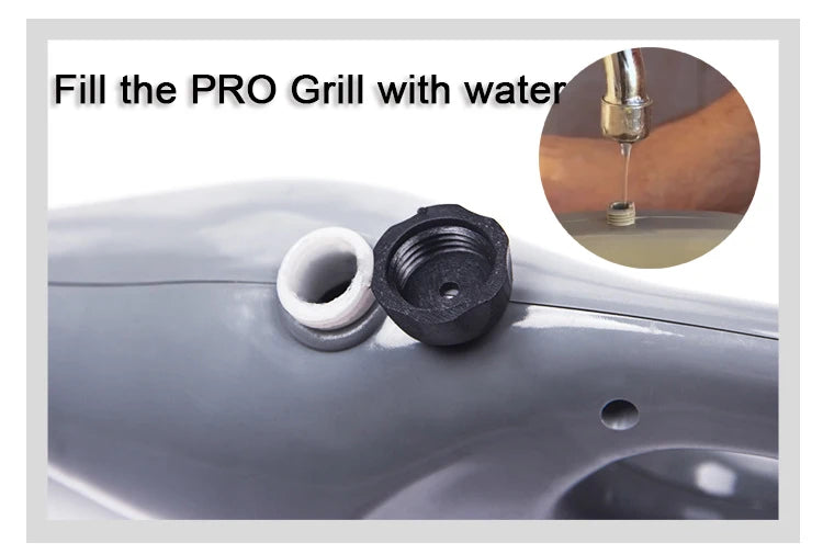 BBQ Steam Cleaning Brush – Scraper Tool for Gas and Charcoal Grills