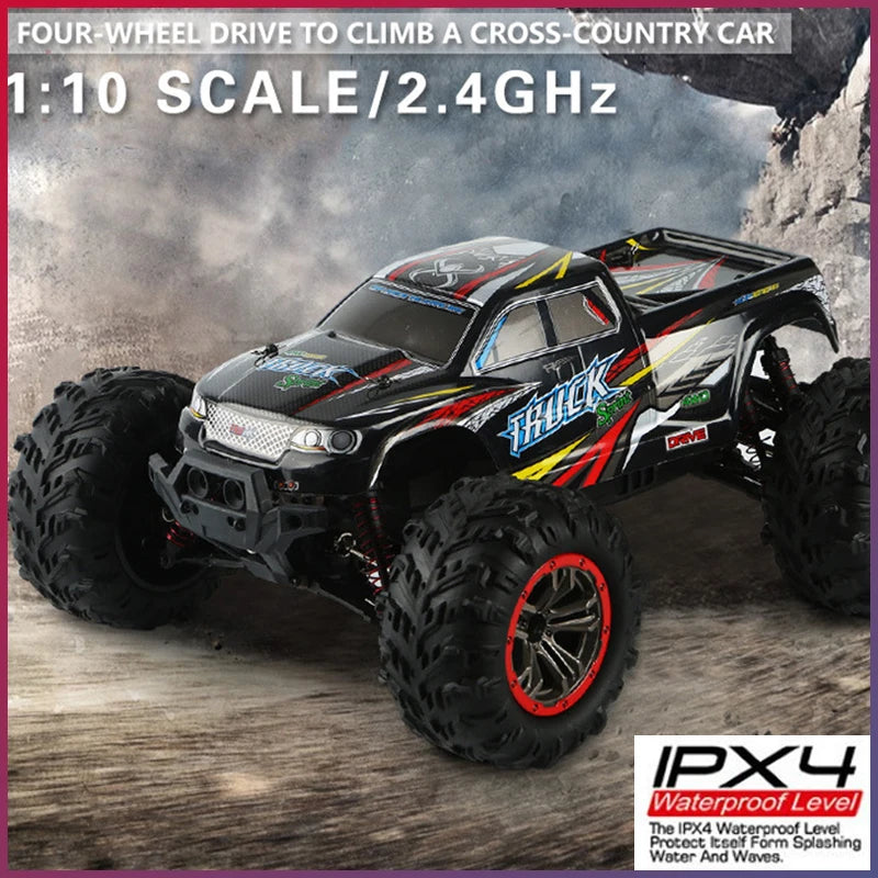 1:10 RC Monster Truck – 4WD High-Speed Off-Road Vehicle for Kids