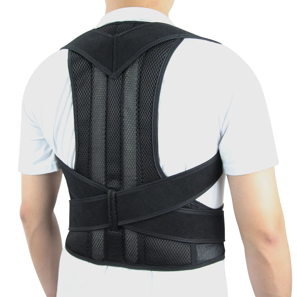 Adjustable Back Posture Corrector – Lumbar Support Belt for Men and Women