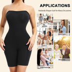 Strapless Shapewear Bodysuit – Tummy Control Body Shaper for Waist Training