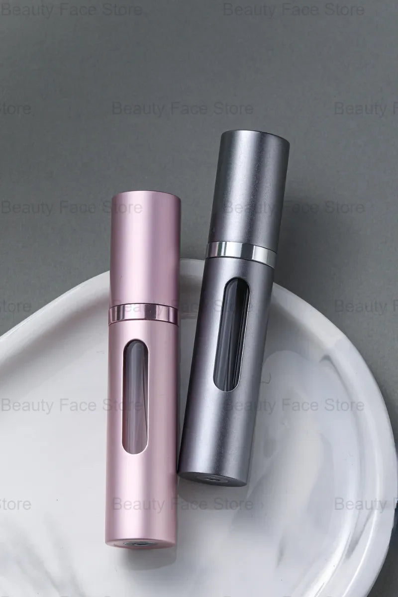 Glass Perfume Atomizer – Refillable Travel Spray Bottle for Cosmetics
