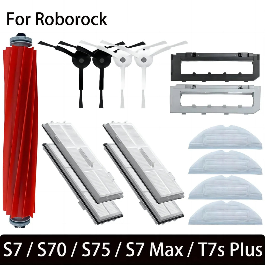 Vacuum Replacement Parts – Main Brush Hepa Filter for Roborock S7 Series