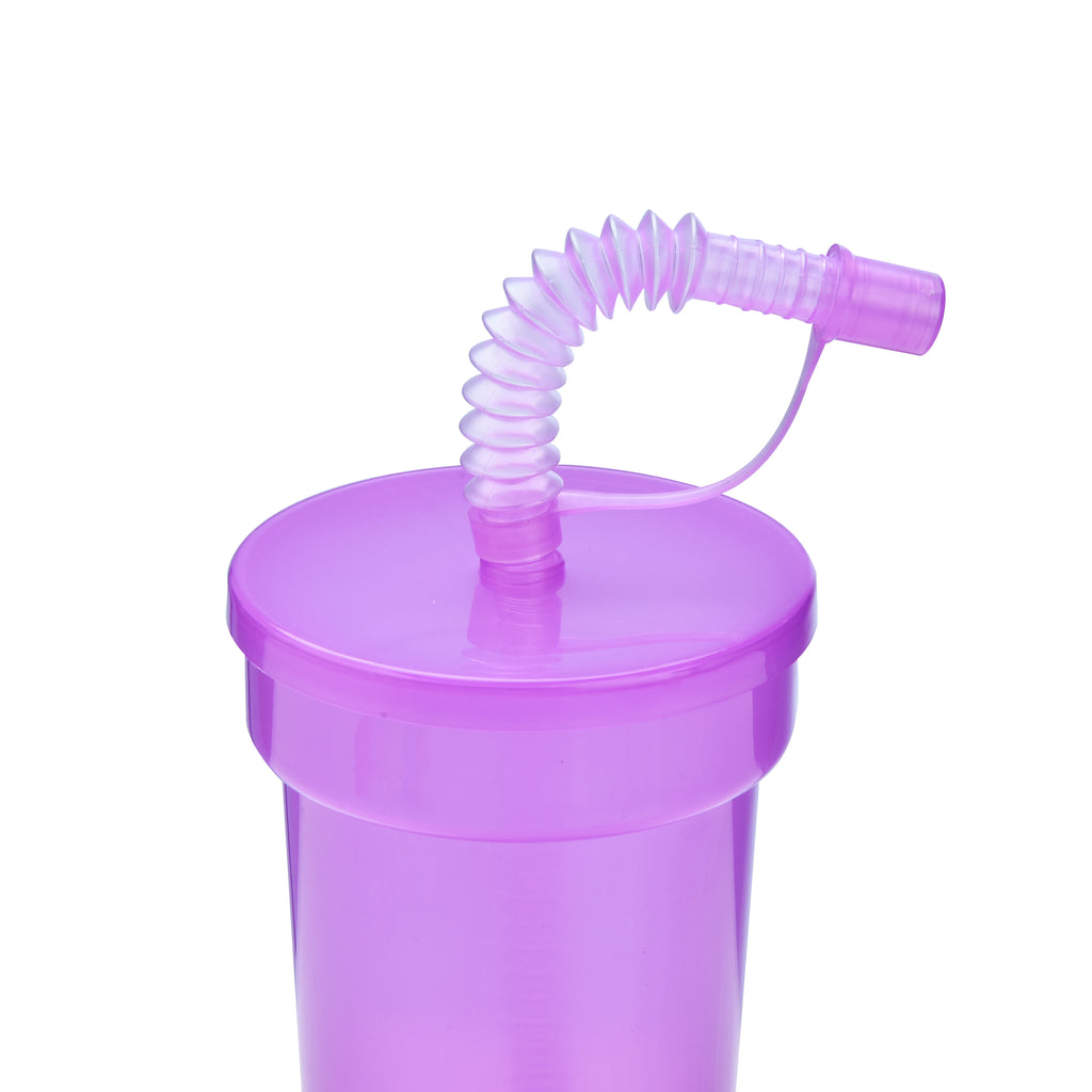 Neon Sipper Cups – Reusable Spill-Proof Drinking Mugs for Party and Travel